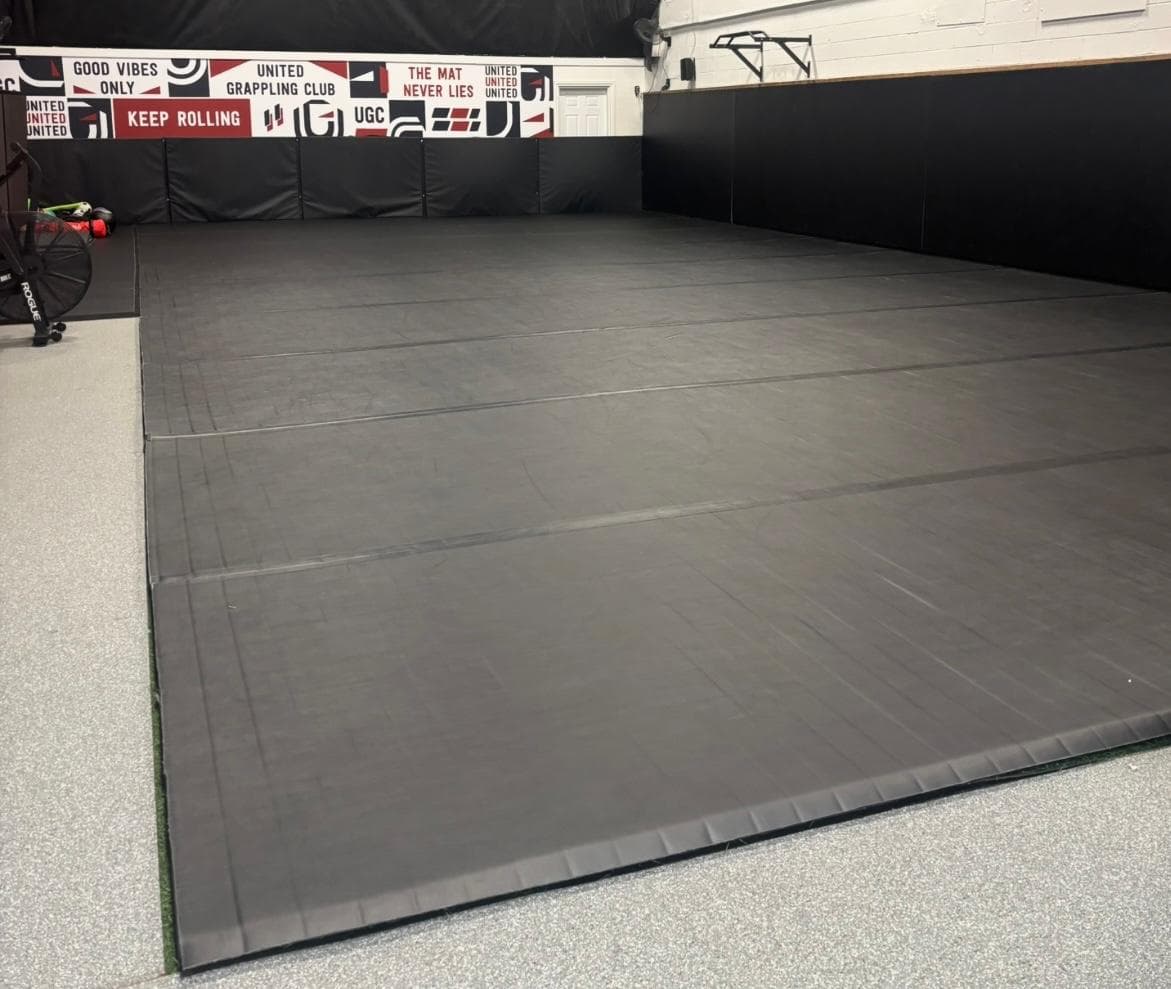 The United Grappling Club training room inside Vaughan Sportsplex