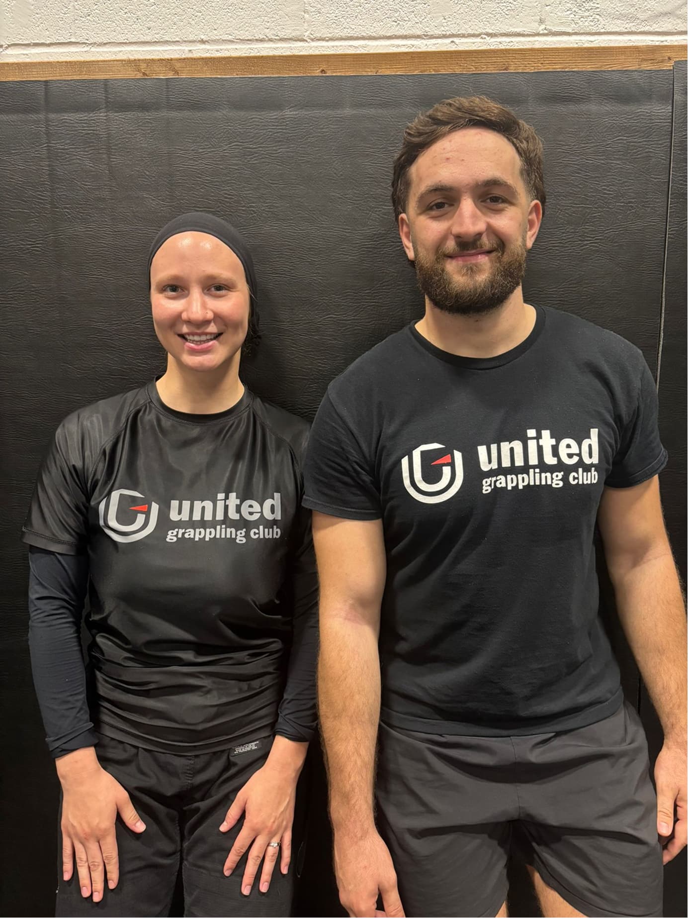 Kids program coaches Val and Brent at United Grappling Club